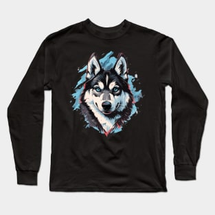 husky Long Sleeve T-Shirt